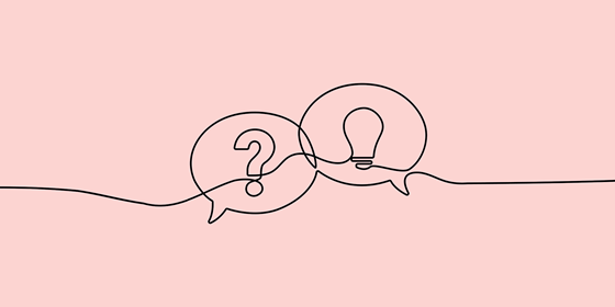 FAQ illustration - frequently asked questions