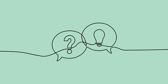 FAQ illustration - frequently asked questions