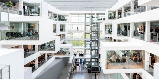 Atrium at IT University of Copenhagen